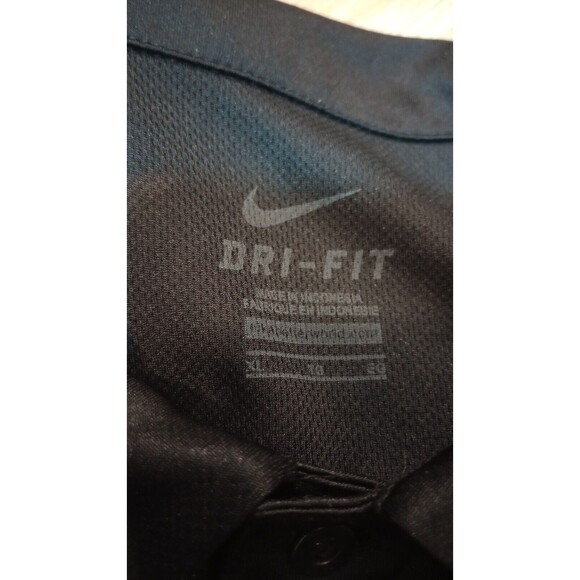 Nike Polo Shirt Mens XL Redskins Dri Fit Banned Logo Black Extra Large Pullover - Picture 10 of 16